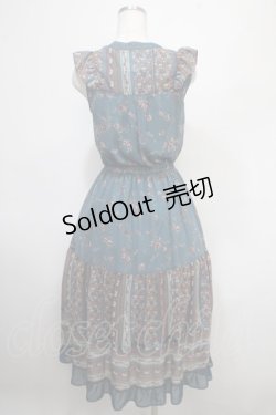 画像2: axes femme / パッチワーク花柄ロングワンピース M グリーン Y-25-04-26-056-AX-OP-SZ-ZY