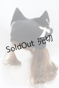 ACDC RAG / 冥闇ネコミミクロスハット  黒 Y-25-04-26-006-PU-AC-SZ-ZY