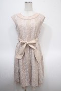 axes femme / 花柄レースワンピース M アワピンク Y-25-04-26-057-AX-OP-SZ-ZY