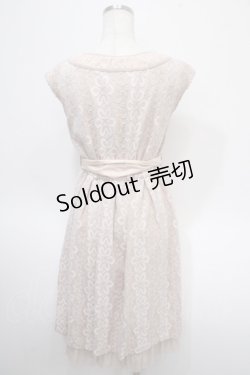 画像2: axes femme / 花柄レースワンピース M アワピンク Y-25-04-26-057-AX-OP-SZ-ZY