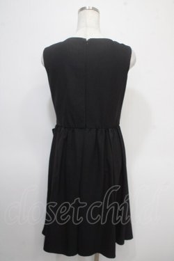 画像2: axes femme / レースドッキングワンピース M 黒 Y-25-04-26-058-AX-OP-SZ-ZY