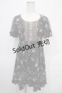 axes femme / レーシー切替スリットチュニ M クロ Y-25-04-26-059-AX-OP-SZ-ZY
