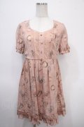 axes femme / レーシー切替スリットチュニ M アワピンク Y-25-04-26-060-AX-OP-SZ-ZY