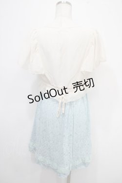 画像2: axes femme / ブラウスドッキングワンピース M サックス Y-25-04-26-061-AX-OP-SZ-ZI