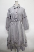 axes femme POETIQUE / チュール切替ワンピース M ラベンダー Y-25-04-26-063-AX-OP-SZ-ZY
