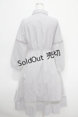画像2: axes femme POETIQUE / チュール切替ワンピース M ラベンダー Y-25-04-26-063-AX-OP-SZ-ZI