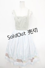 axes femme POETIQUE / ガトー・ドゥ・セゾンワンピース M サックス Y-25-04-26-069-AX-OP-SZ-ZI