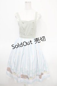 axes femme POETIQUE / ガトー・ドゥ・セゾンワンピース M サックス Y-25-04-26-069-AX-OP-SZ-ZI