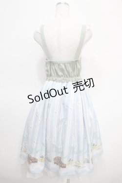 画像2: axes femme POETIQUE / ガトー・ドゥ・セゾンワンピース M サックス Y-25-04-26-069-AX-OP-SZ-ZI