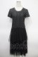 画像1: axes femme / ドットチュールレースワンピース M 黒 Y-25-04-26-071-AX-OP-SZ-ZY (1)