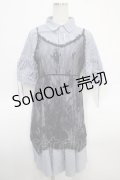 axes femme / レースキャミレイヤードシャツワンピース M 紺 Y-25-04-26-072-AX-OP-SZ-ZY