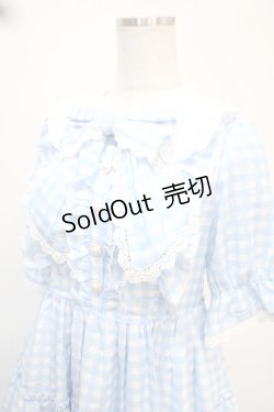 画像3: axes femme kawaii / ギンガムチェック柄ワンピース M サックス Y-25-04-26-083-AX-OP-SZ-ZY