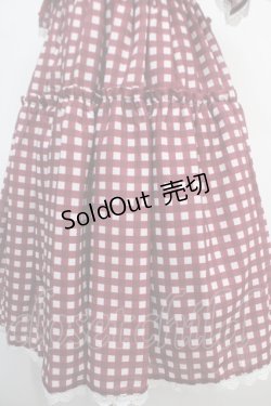画像4: axes femme kawaii / ギンガムチェック柄ワンピース M 赤 Y-25-04-26-085-AX-OP-SZ-ZI