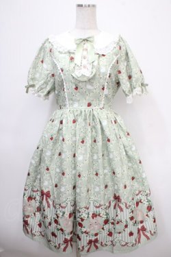 画像1: axes femme kawaii / ベリーフィールズワンピース M ミント Y-25-04-26-086-AX-OP-SZ-ZY