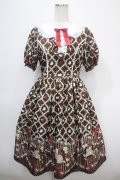 axes femme kawaii / ベリーフィールズワンピース M 茶 Y-25-04-26-087-AX-OP-SZ-ZY
