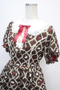 画像3: axes femme kawaii / ベリーフィールズワンピース M 茶 Y-25-04-26-087-AX-OP-SZ-ZY