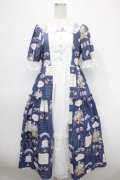 axes femme kawaii / 10thアニバーサリーワンピース  紺 Y-25-04-26-089-AX-OP-SZ-ZY