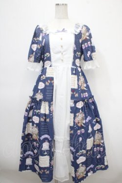 画像1: axes femme kawaii / 10thアニバーサリーワンピース  紺 Y-25-04-26-089-AX-OP-SZ-ZY