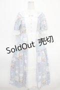 axes femme kawaii / 10thアニバーサリーワンピース  サックス Y-25-04-26-090-AX-OP-SZ-ZI