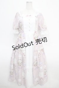 axes femme kawaii / 10thアニバーサリーワンピース  ピンク Y-25-04-26-092-AX-OP-SZ-ZI