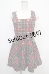 Honey Bunch / タータンチェックジャンスカ 0 赤 Y-25-04-26-097-LO-OP-SZ-ZY