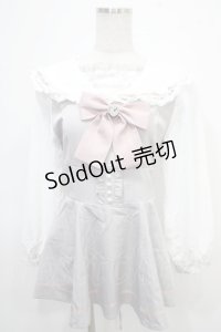 Pal elfy / セーラーコンビネゾン F グレー Y-25-04-26-099-LO-OP-SZ-ZY