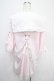画像2: NOEMIE / バブうさ袖スピンドルセーラーチュニックTシャツ M ピンク Y-25-04-26-103-LO-OP-SZ-ZY (2)