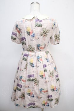 画像2: Leur Getter / Flower Card袖付ワンピース  ピンク Y-25-04-26-106-LU-OP-SZ-ZY