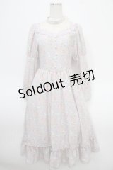 Kurumi Collaboration / KRハナジゴスリーブワンピース S 淡紫 Y-25-04-26-107-LO-OP-SZ-ZY