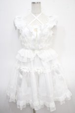 画像1: BABY,THE STARS SHINE BRIGHT / Le lienジャンパースカート  オフ白 Y-25-04-26-110-BA-OP-SZ-ZY (1)