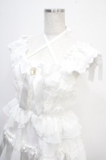 画像3: BABY,THE STARS SHINE BRIGHT / Le lienジャンパースカート  オフ白 Y-25-04-26-110-BA-OP-SZ-ZY (3)