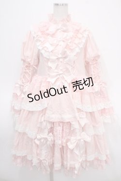 画像1: Hoshibako Works / シャルロット デコラティヴワンピース  ピンク Y-25-04-26-111-LO-OP-SZ-ZY