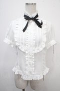 Innocent World / スタンドカラーローズレースブラウス S ホワイト Y-25-04-26-011-IW-BL-SZ-ZY