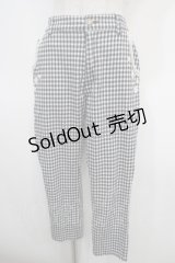 axes femme / お花レースクロップド丈パンツ M 黒 Y-25-04-26-115-AX-PA-SZ-ZY