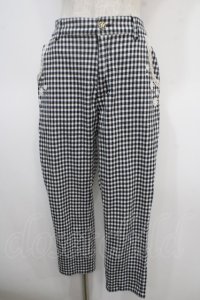 axes femme / お花レースクロップド丈パンツ M 黒 Y-25-04-26-115-AX-PA-SZ-ZY