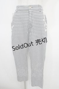 axes femme / お花レースクロップド丈パンツ M 黒 Y-25-04-26-115-AX-PA-SZ-ZY
