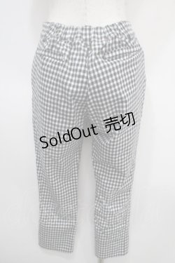 画像2: axes femme / お花レースクロップド丈パンツ M 黒 Y-25-04-26-115-AX-PA-SZ-ZY