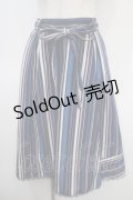 axes femme / ストライプスカート M 紺 Y-25-04-26-116-AX-BL-SZ-ZT218