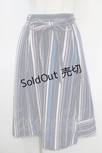 axes femme / ストライプスカート M 紺 Y-25-04-26-116-AX-BL-SZ-ZT218