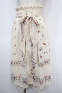 axes femme / フルーツ柄ミディスカート M キナリ Y-25-04-26-121-AX-SK-SZ-ZY