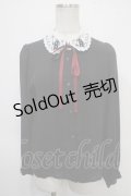 axes femme POETIQUE / ふしぎの国のアリス/ブラウス Ｍ 黒 Y-25-04-26-012-AX-BL-SZ-ZY