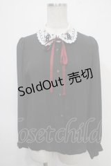 axes femme POETIQUE / ふしぎの国のアリス/ブラウス Ｍ 黒 Y-25-04-26-012-AX-BL-SZ-ZY