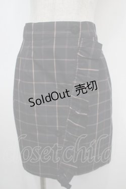 画像1: MILK / ラップミニスカート  黒 Y-25-04-26-130-ML-SK-SZ-ZT026