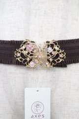axes femme / ローズパピヨンゴムベルト F ゴールド Y-25-04-26-003-AX-ZA-SZ-ZY