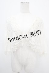 axes femme / カギ針使いレーシーボレロ M キナリ Y-25-04-26-019-AX-TO-SZ-ZY