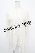 axes femme / レース切替綿チュールカーディガン M キナリ Y-25-04-26-021-AX-TO-SZ-ZY