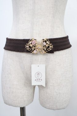 画像2: axes femme / ローズパピヨンゴムベルト F ゴールド Y-25-04-26-003-AX-ZA-SZ-ZY