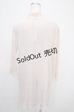 画像2: axes femme / レース切替綿チュールカーディガン M アワピンク Y-25-04-26-023-AX-TO-SZ-ZY
