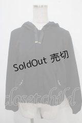 axes femme / ビジュー付マウンテンパーカー M 黒 Y-25-04-26-028-AX-TO-SZ-ZY