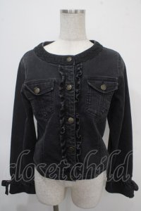 axes femme / キャンディースリーブＧジャン M 黒 Y-25-04-26-029-AX-JA-SZ-ZY